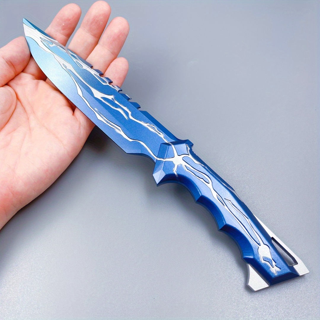 Cosplay Prop Dagger - Pedang Katana Blackwave 11in/28cm Valorant Cosplay