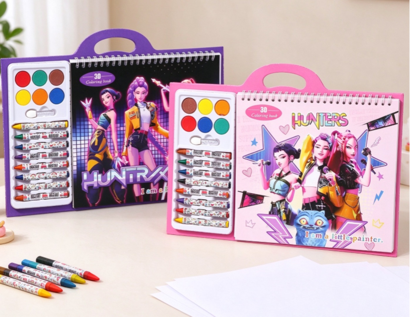 Cosplay Prop Paint - Buku Mewarnai Anime Baru yang Lucu,
