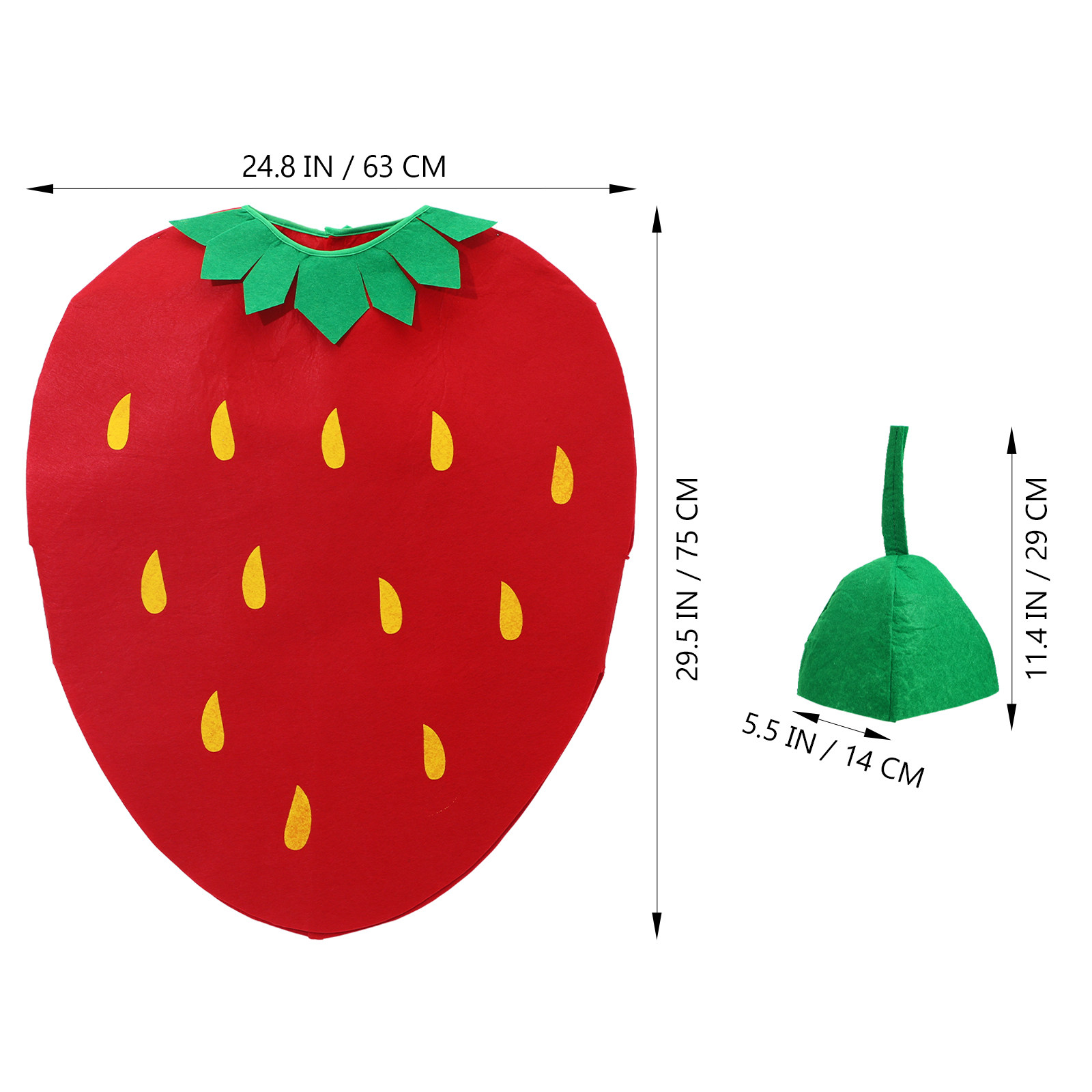 1 buah kostum buah stroberi un - Easy Cosplay Prop ulasan dan harga
