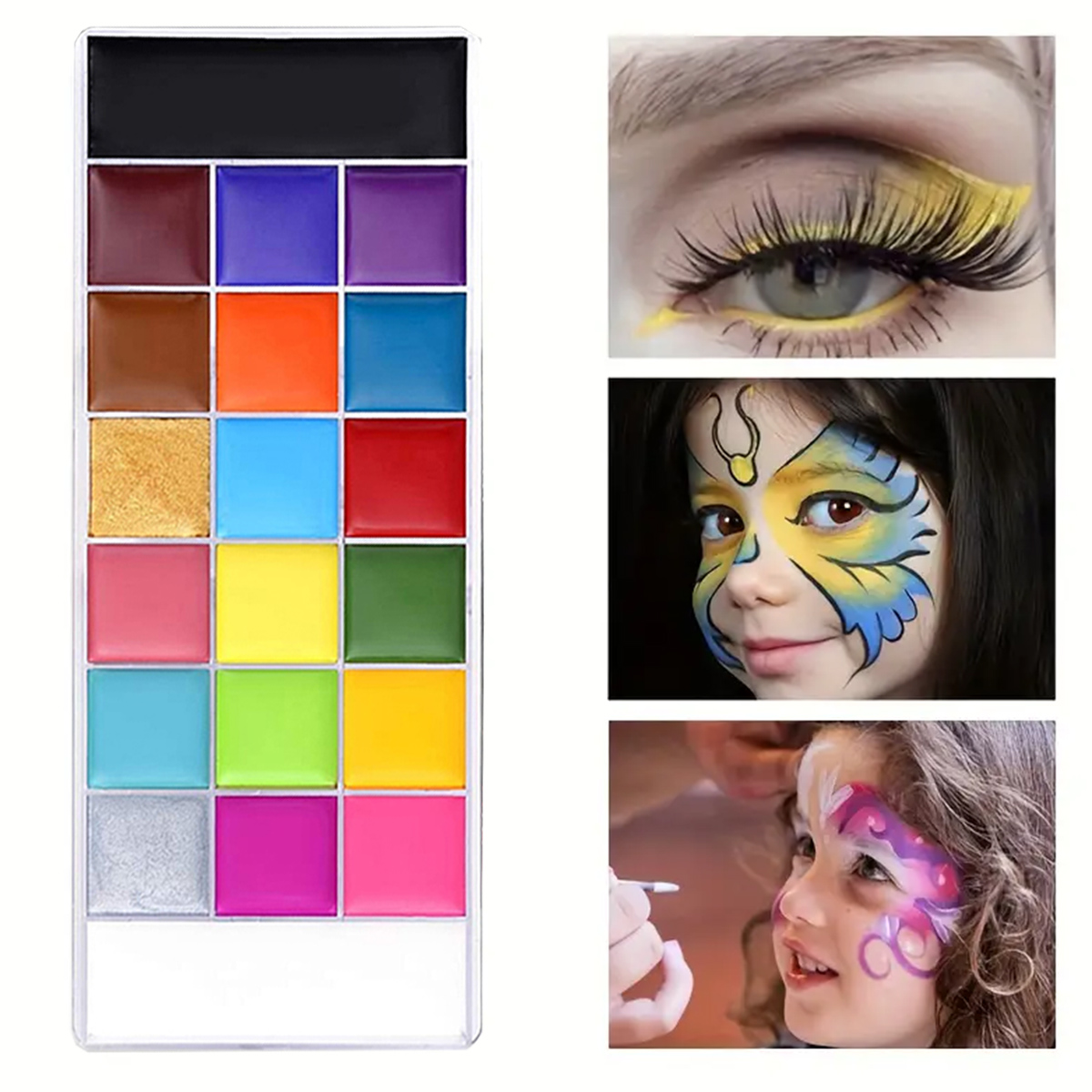 20 Warna Cat Wajah Profesional - Cosplay Prop Paint ulasan dan harga