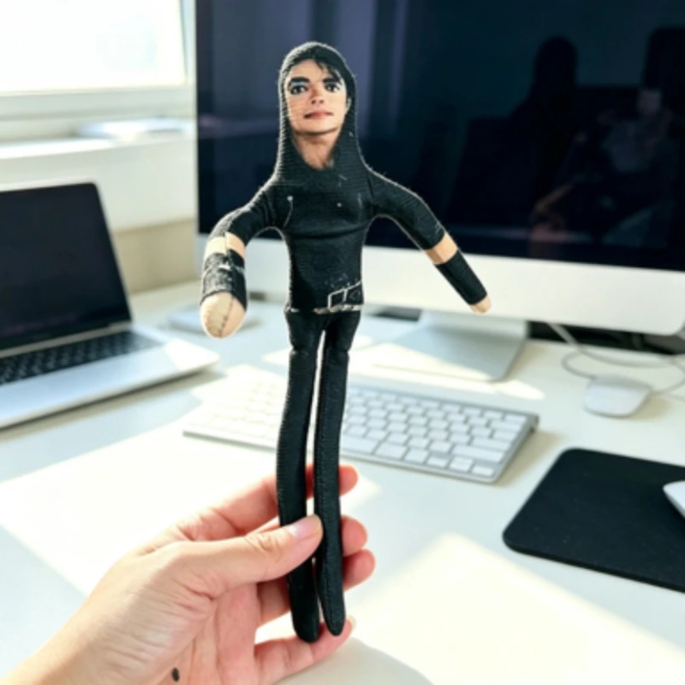 Michael Jackson Boneka Plush d - Cosplay Prop Making ulasan dan harga