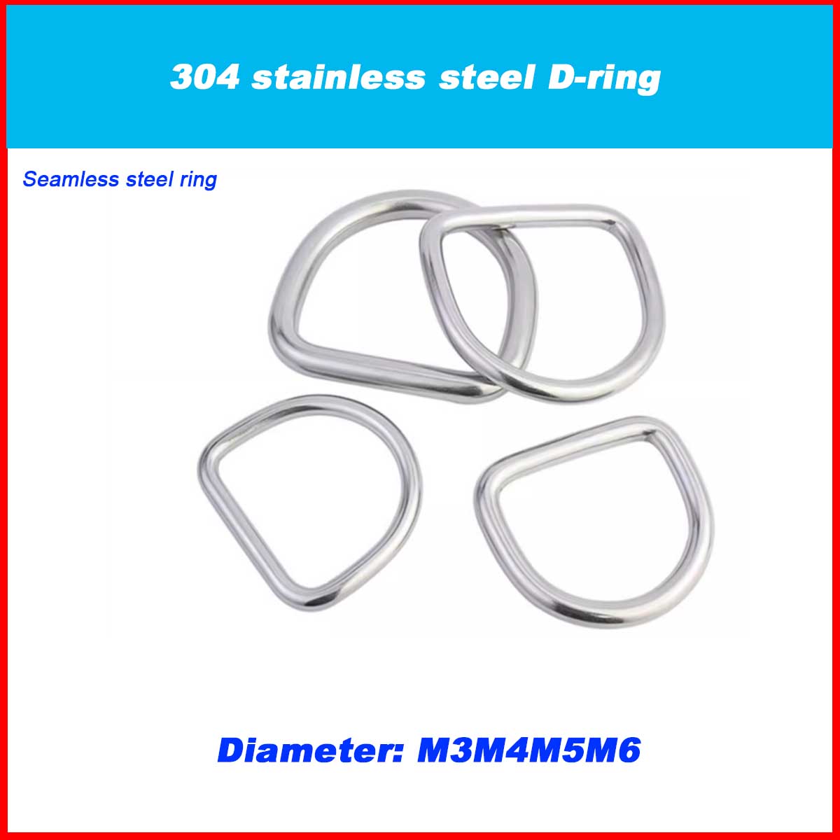 Cincin D Baja Tahan Karat 304/ - D Ring Strap ulasan dan harga