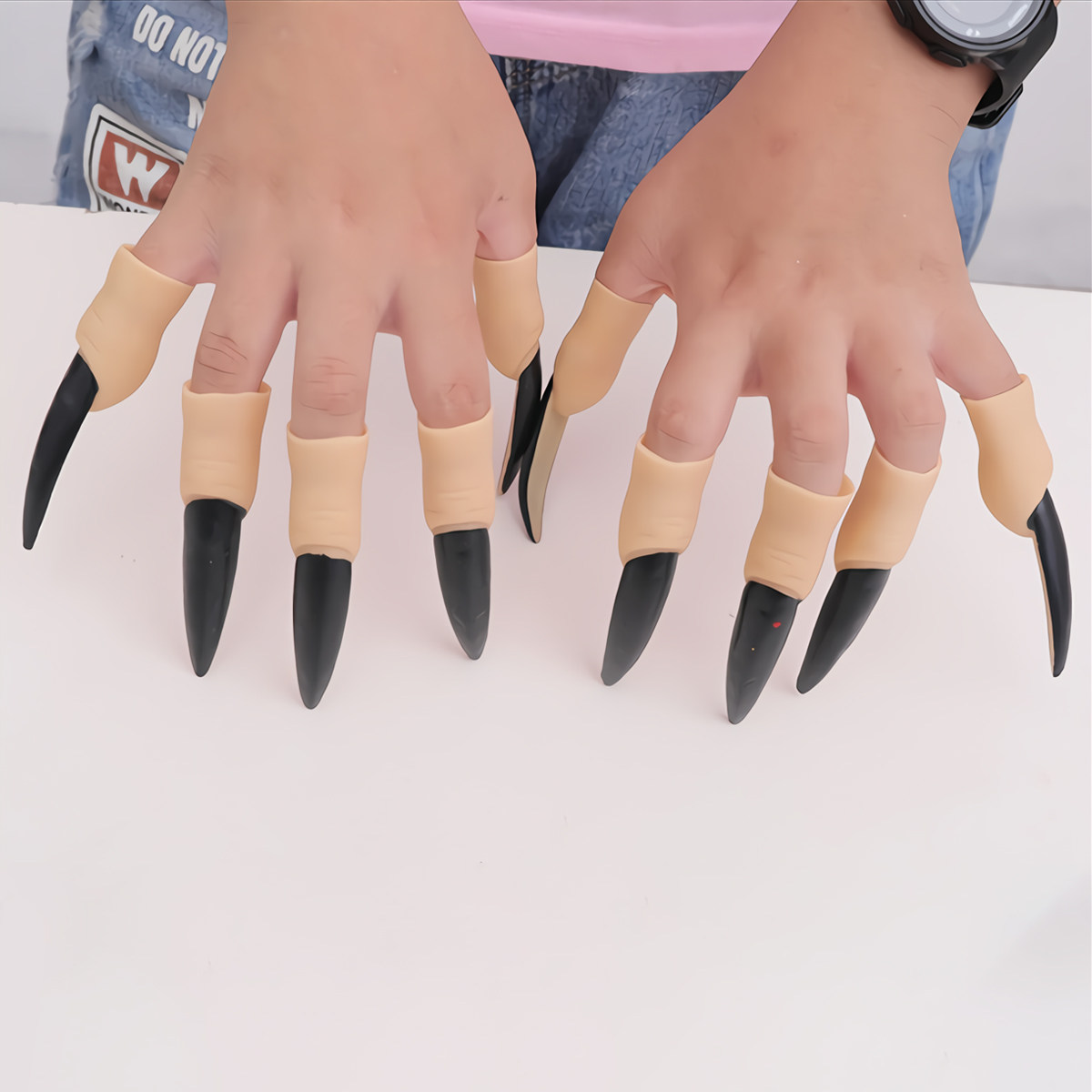20 buah aksesori kuku Hallowee - Easy Cosplay Prop ulasan dan harga